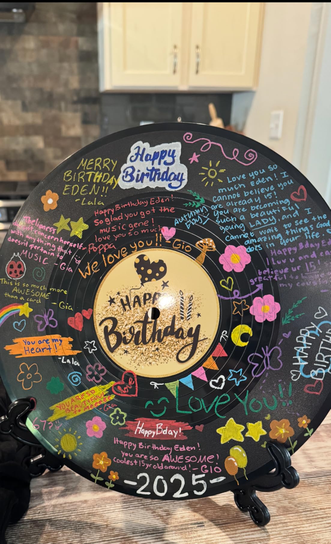 Vinyl Record Sweet 16 Birthday Decorations 11.6 Vinyl Record Sweet 16 Birthday Decorations 11.6