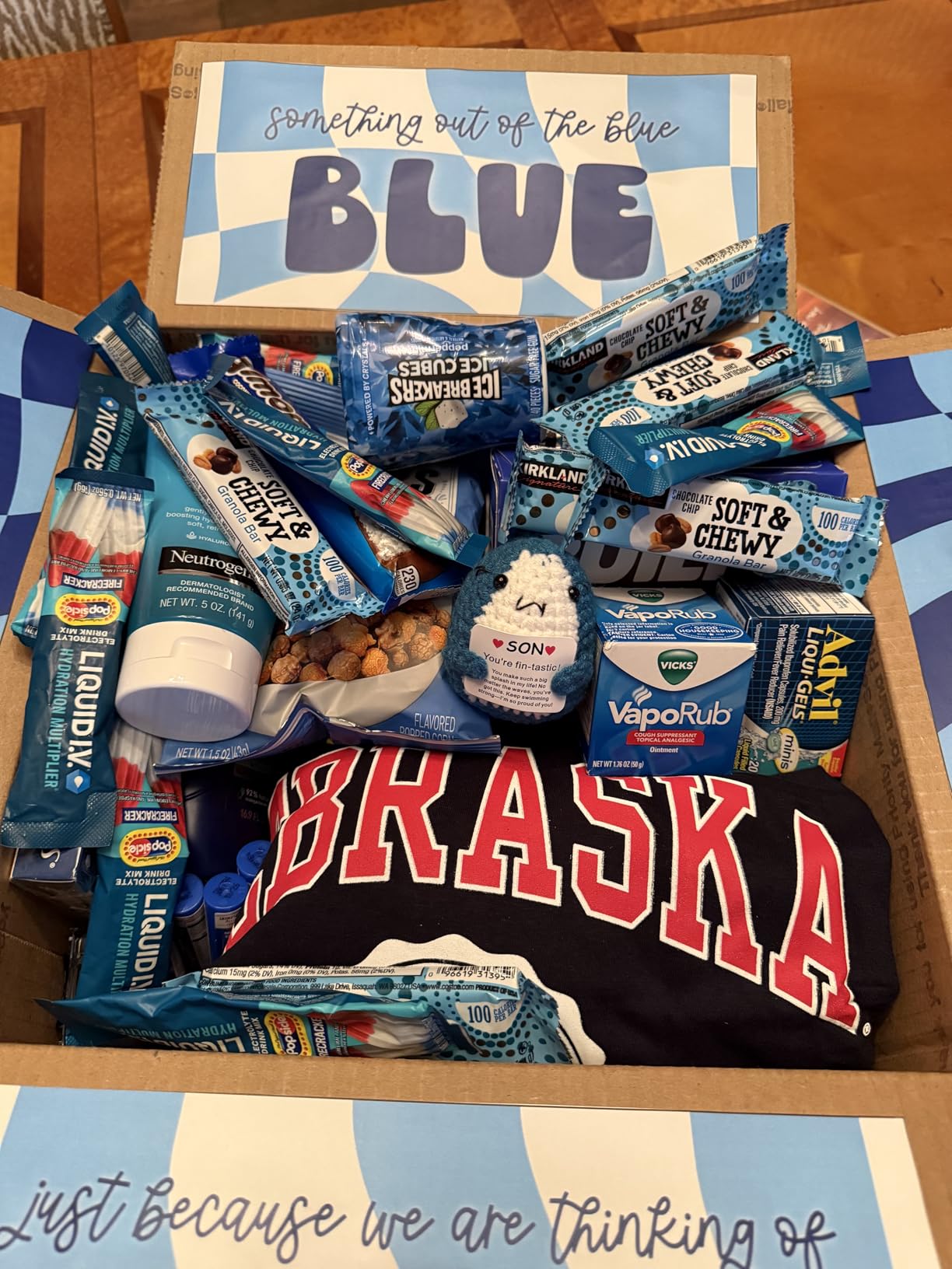 Positive Animals Crochet Shark Gift – Mini Emotional Shark Plush with Support Message, for Coworker or Friend, Christmas Secret Santa Gift for Women Men - Customer Photo 1