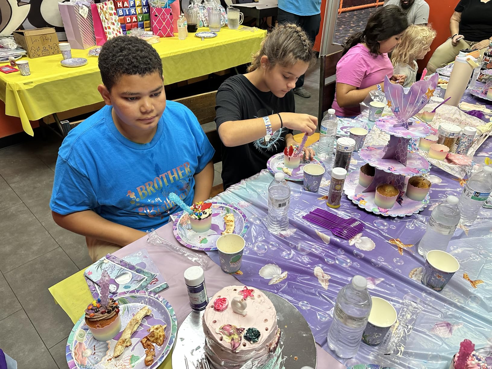 BenLouis 120Pcs Mermaid Party Favors Little Mermaid Pencils Stickers School Stationery Bulk for Kids Sea Birthday Decor Baby Shower Candy Goodie Bag Stuffer Classroom Rewards Pinata Supplies - Customer Photo 1