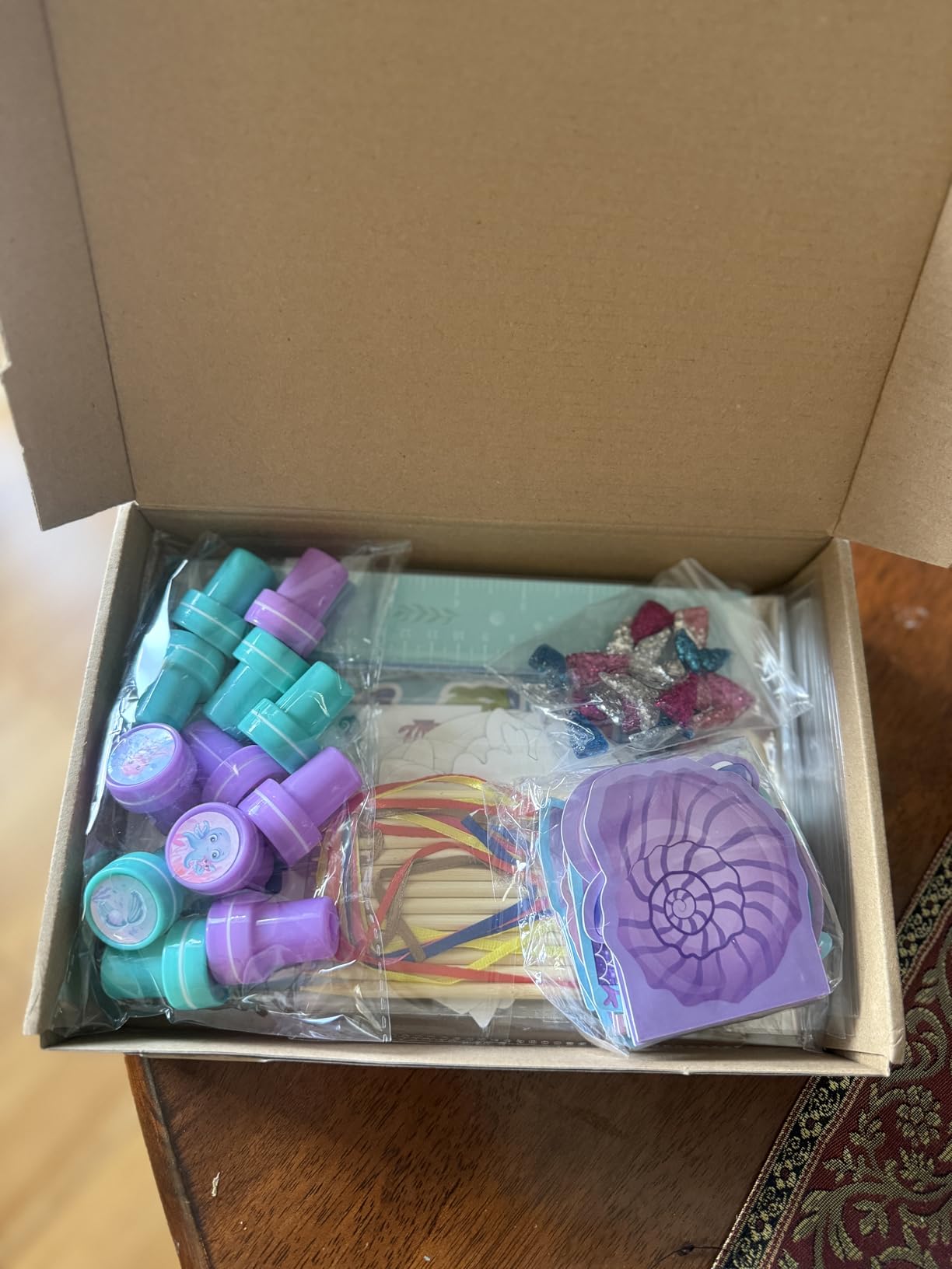 BenLouis 120Pcs Mermaid Party Favors Little Mermaid Pencils Stickers School Stationery Bulk for Kids Sea Birthday Decor Baby Shower Candy Goodie Bag Stuffer Classroom Rewards Pinata Supplies - Customer Photo 2