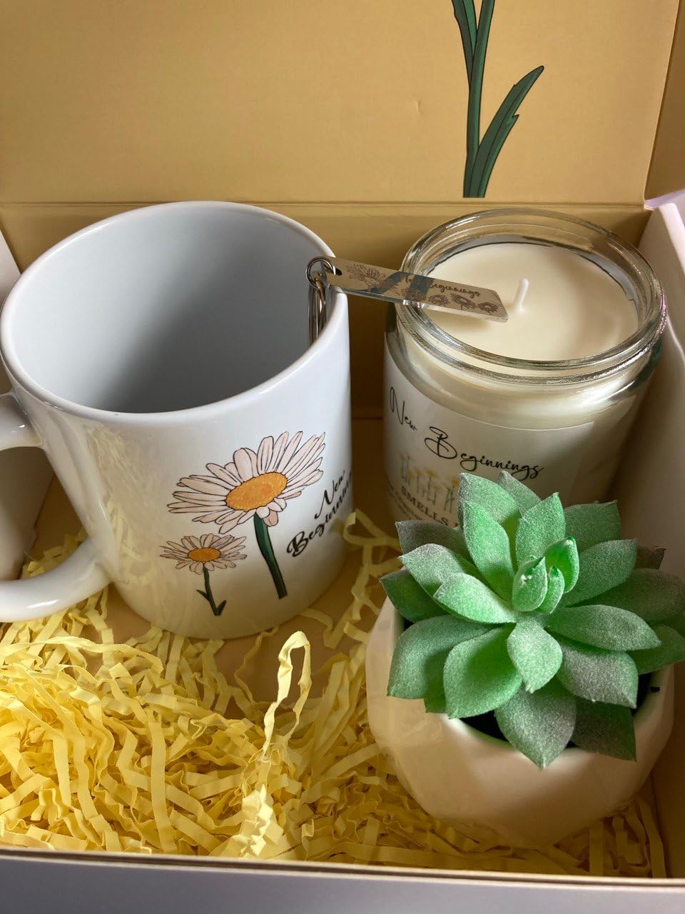New Beginnings Box Gifts for Women, Farewell Gifts For Coworkers, Self, New Job Going Away Break Up Divorce Goodbye Good Luck Gift Basket, Self Care Gifts for Women Her Best Friends Sister Mom - Customer Photo 2