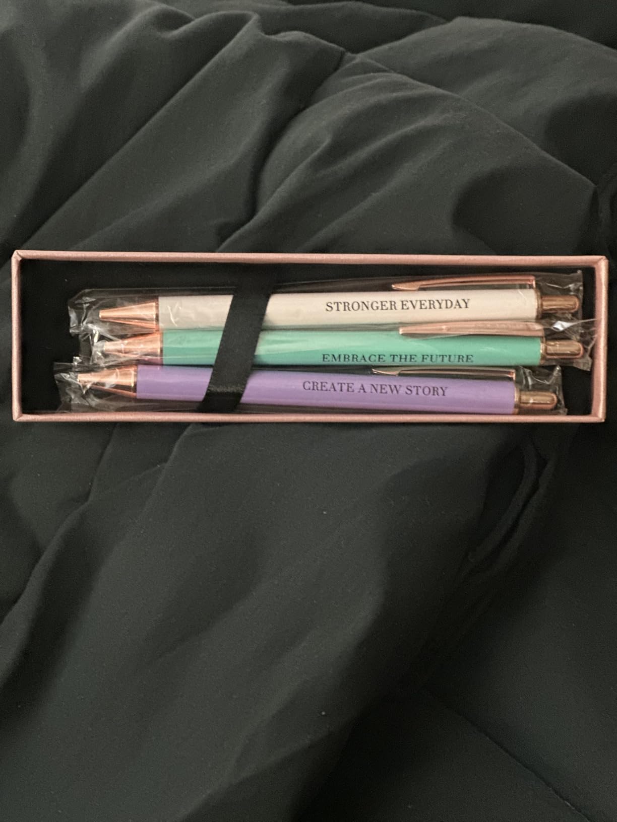 MESMOS 3pc Fancy Pen Set for Women, Gifts for Best Friend Women, Birthday Gifts for Friendship, Long Distance Female Best Friends - Customer Photo 1