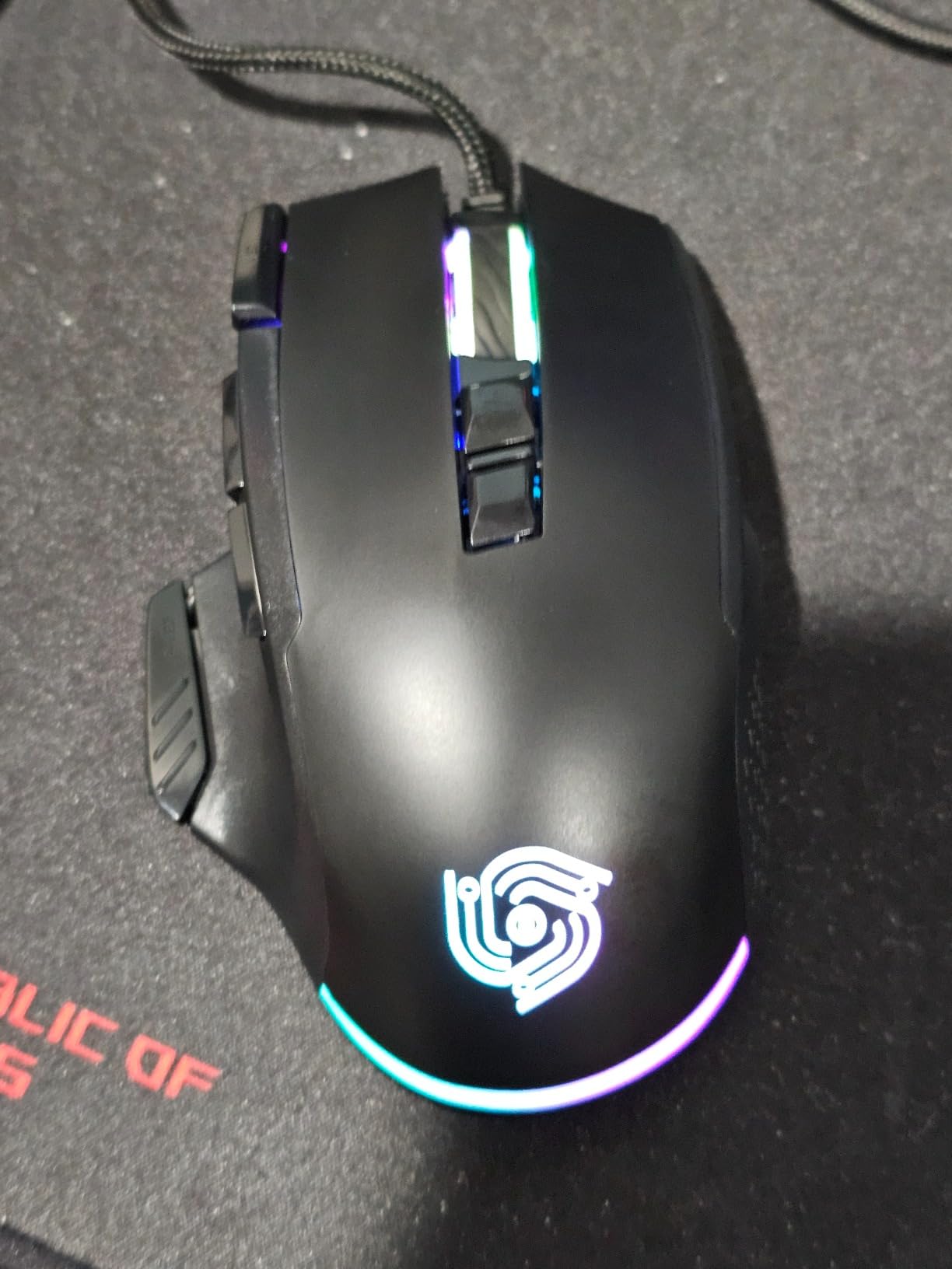 MKETech Electronics Wired Mouse for Gaming, RGB Lighting, Claw Grip Design, Adjustable DPI, Rapid Trigger & Sniper Buttons, Computer/Laptop – Black Customer Review MKETech Electronics Wired Mouse for Gaming, RGB Lighting, Claw Grip Design, Adjustable DPI, Rapid Trigger & Sniper Buttons, Computer/Laptop – Black - Customer Photo 1