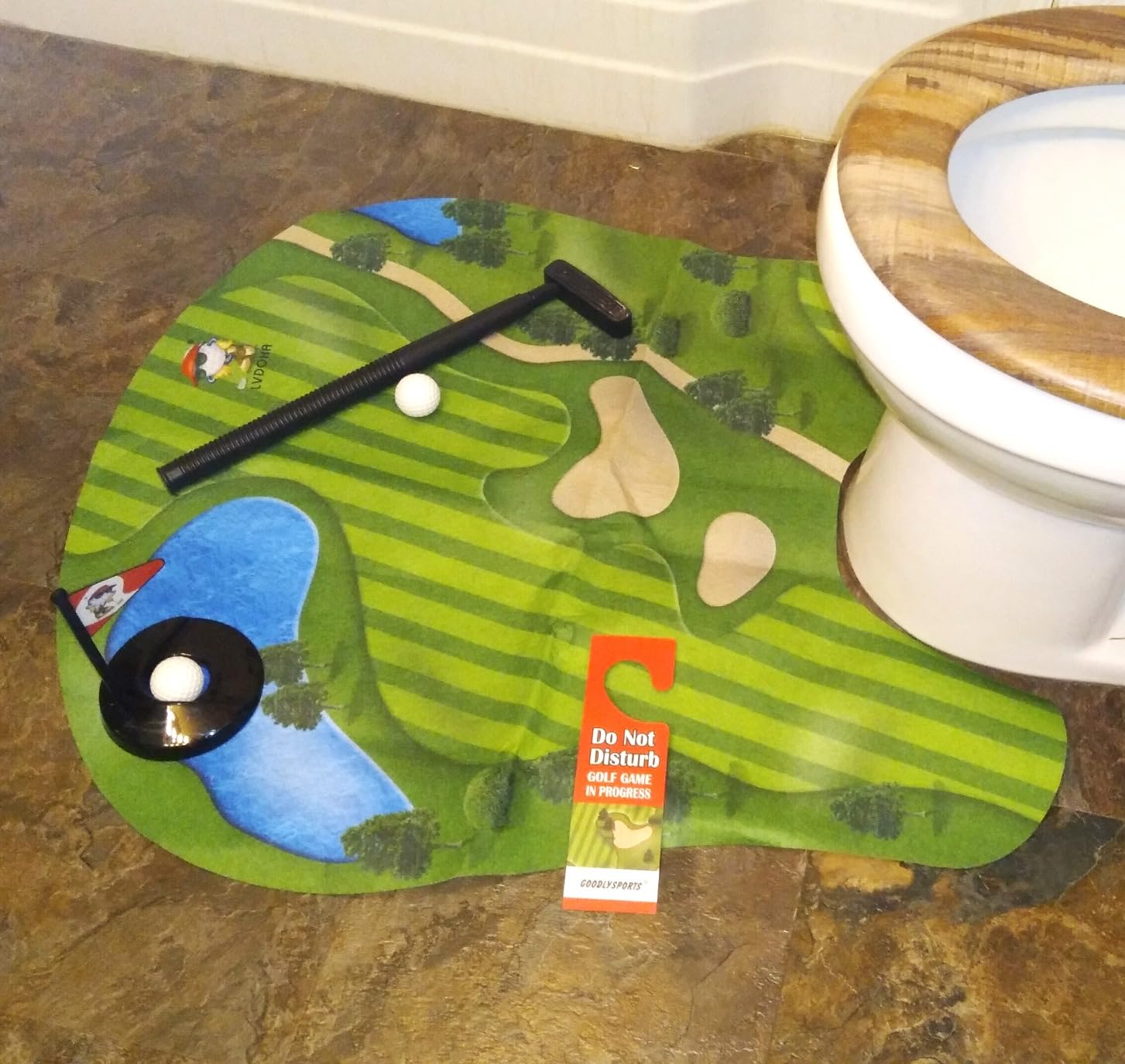Toilet Golf, Toilet Golf Game Mini Golf - Gag Gifts for Men - Funny Dad Gifts, Funny Gifts for Men Boyfriend Brother, White Elephant Gifts for Adults Customer Review Toilet Golf, Toilet Golf Game Mini Golf - Gag Gifts for Men - Funny Dad Gifts, Funny Gifts for Men Boyfriend Brother, White Elephant Gifts for Adults - Customer Photo 4