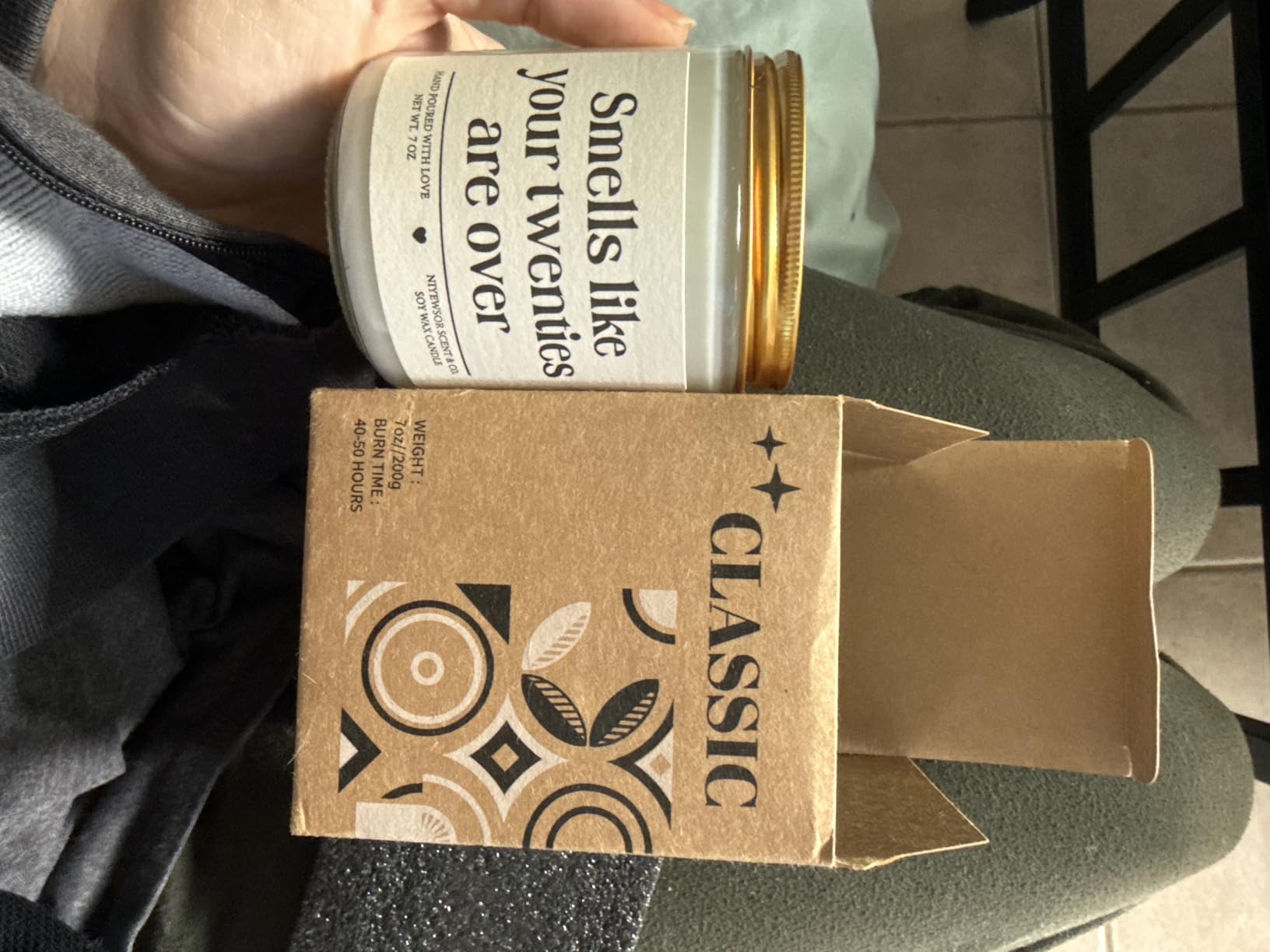 Niyewsor 30th Birthday Gifts for Women Men, Thirty Birthday Candle, 1995 30th Birthday Decorations for Her Him, 30 Year Old Bday Gifts for Friend, Sister, Wife, Husband, Handmade, 7oz Customer Review Niyewsor 30th Birthday Gifts for Women Men, Thirty Birthday Candle, 1995 30th Birthday Decorations for Her Him, 30 Year Old Bday Gifts for Friend, Sister, Wife, Husband, Handmade, 7oz - Customer Photo 1