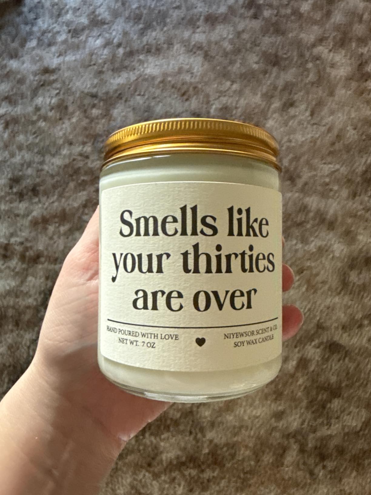 Niyewsor 30th Birthday Gifts for Women Men, Thirty Birthday Candle, 1995 30th Birthday Decorations for Her Him, 30 Year Old Bday Gifts for Friend, Sister, Wife, Husband, Handmade, 7oz Customer Review Niyewsor 30th Birthday Gifts for Women Men, Thirty Birthday Candle, 1995 30th Birthday Decorations for Her Him, 30 Year Old Bday Gifts for Friend, Sister, Wife, Husband, Handmade, 7oz - Customer Photo 2