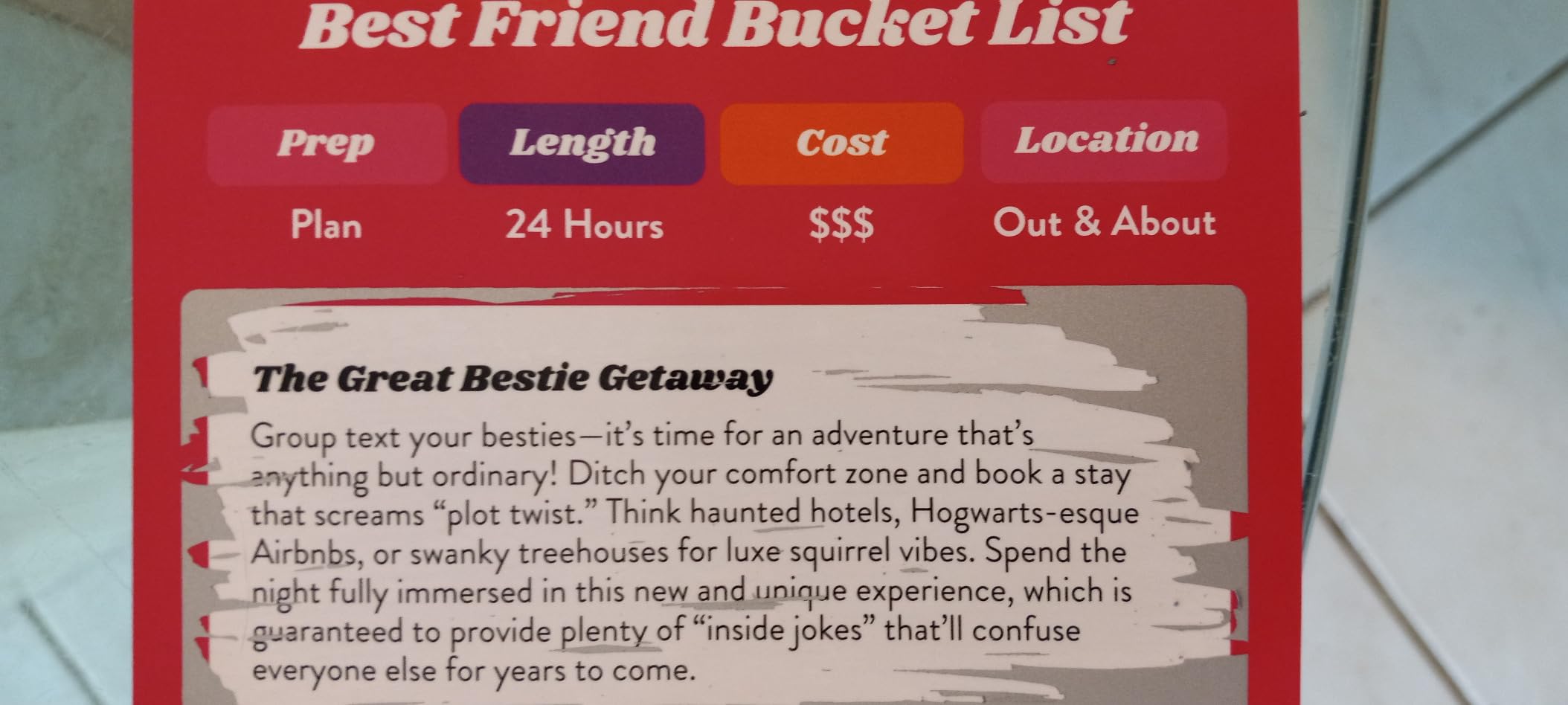 Best Friend Bucket List Scratch Off Cards – 35 Fun Adventure Date Ideas for Friends – Unique Gift for Women, Besties, or BFFs – Fun Friendship Gift for Birthdays or Christmas - Customer Photo 3