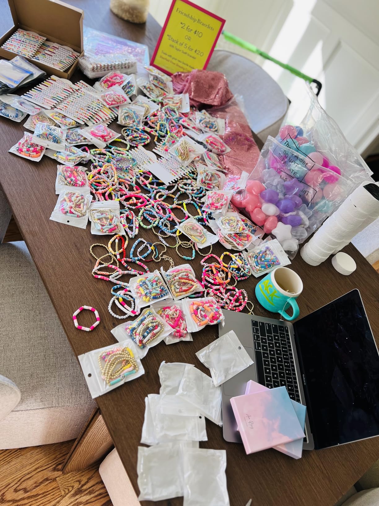 Draupnir Friendship Bracelets Heishi Surfer Clay Bead Bracelets Set Stackable Beaded Preppy Jewelry Bracelets Friendship Boho Y2K Bracelets for Women Teen Girls Party Favors - Customer Photo 1