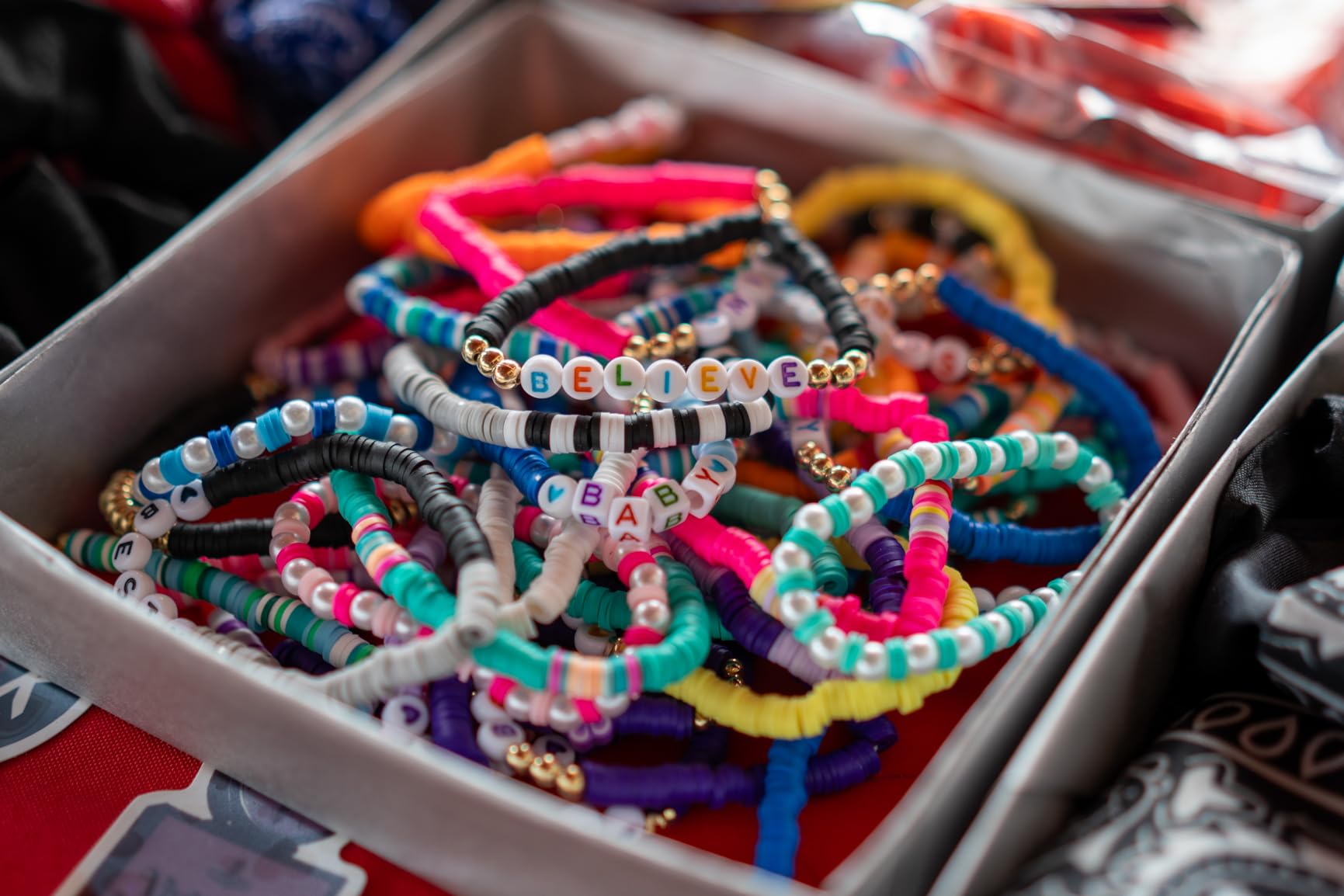 Draupnir Friendship Bracelets Heishi Surfer Clay Bead Bracelets Set Stackable Beaded Preppy Jewelry Bracelets Friendship Boho Y2K Bracelets for Women Teen Girls Party Favors - Customer Photo 2