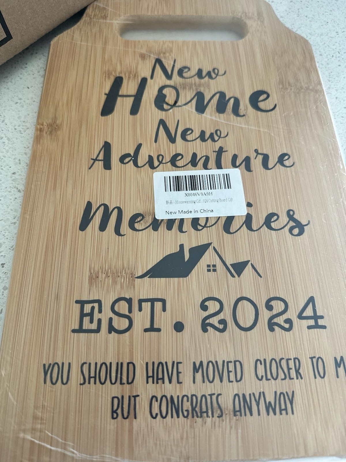 Neighbor Gifts,Housewarming Gift for New House Homeowner,Cool Christmas Presents for Neighbors Friends,Best Thank You Welcome Gifts for New Neighbors Cutting Board Appreciation Xmas Neighborly Gifts - Customer Photo 2