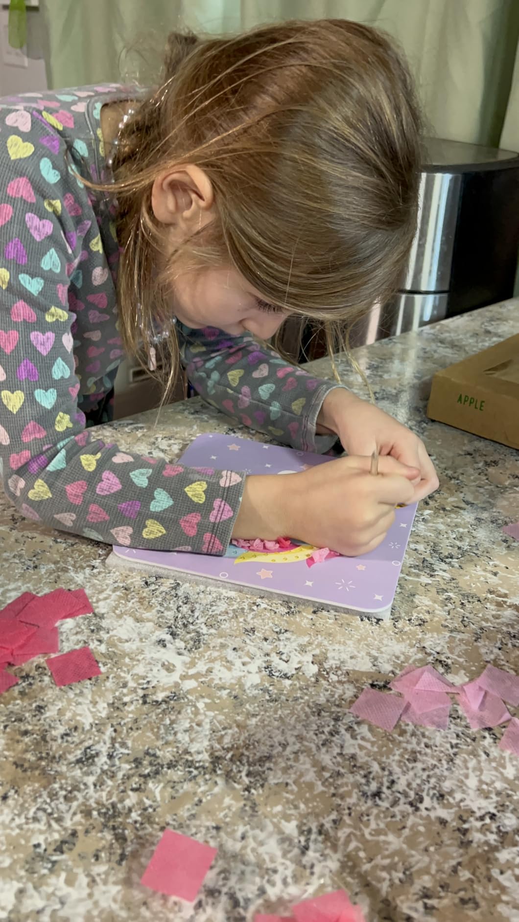 jackinthebox Poke Poke Art – Magical Theme, Mess-Free Fabric Art and Craft, Flower Pressing Kits, Gift for Kids, Girl Gifts, DIY Activity Boy Gift, Toys for Girls and Boys Ages 4 5 6 7 8 - Customer Photo 1