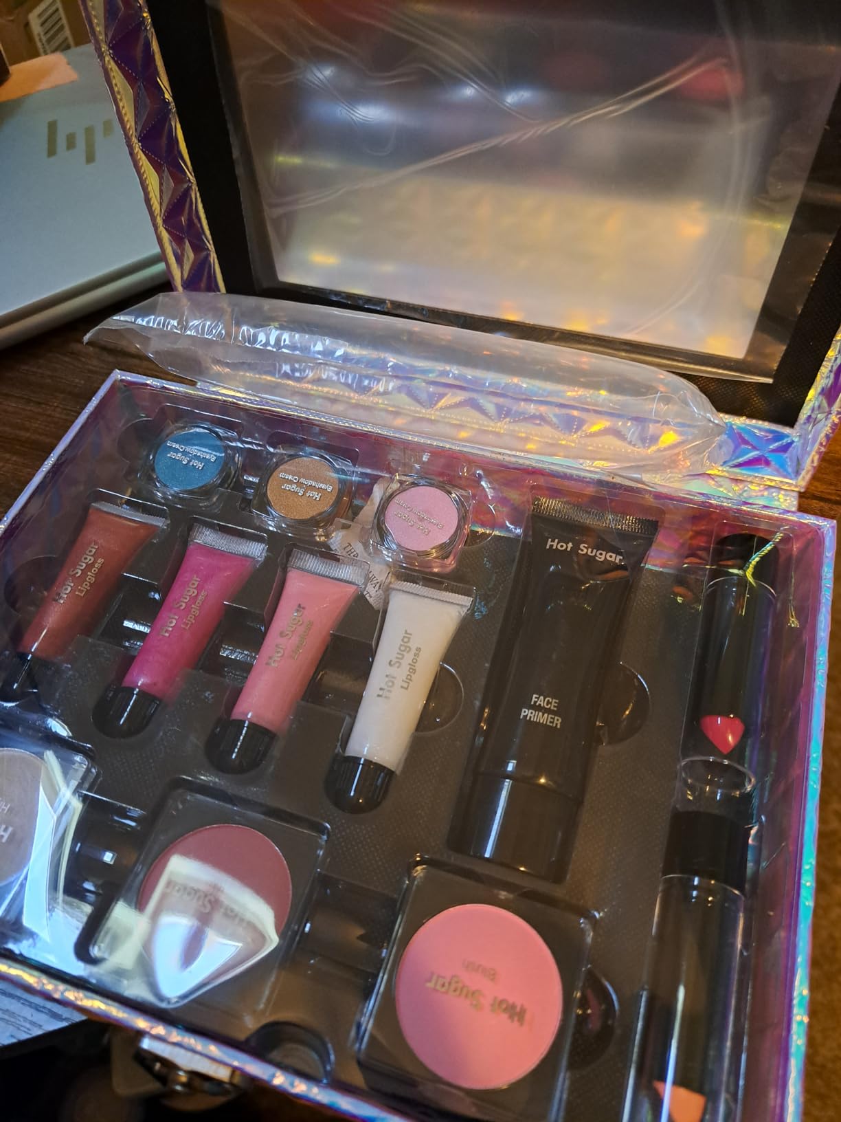 Hot Sugar Makeup Kit for Preteen Girls 10-12, Birthday Christmas Makeup Gift Set for Teens 16-18, All in One Beginner Makeup Kit for Women Full Kit (Purple Diamond) - Customer Photo 1