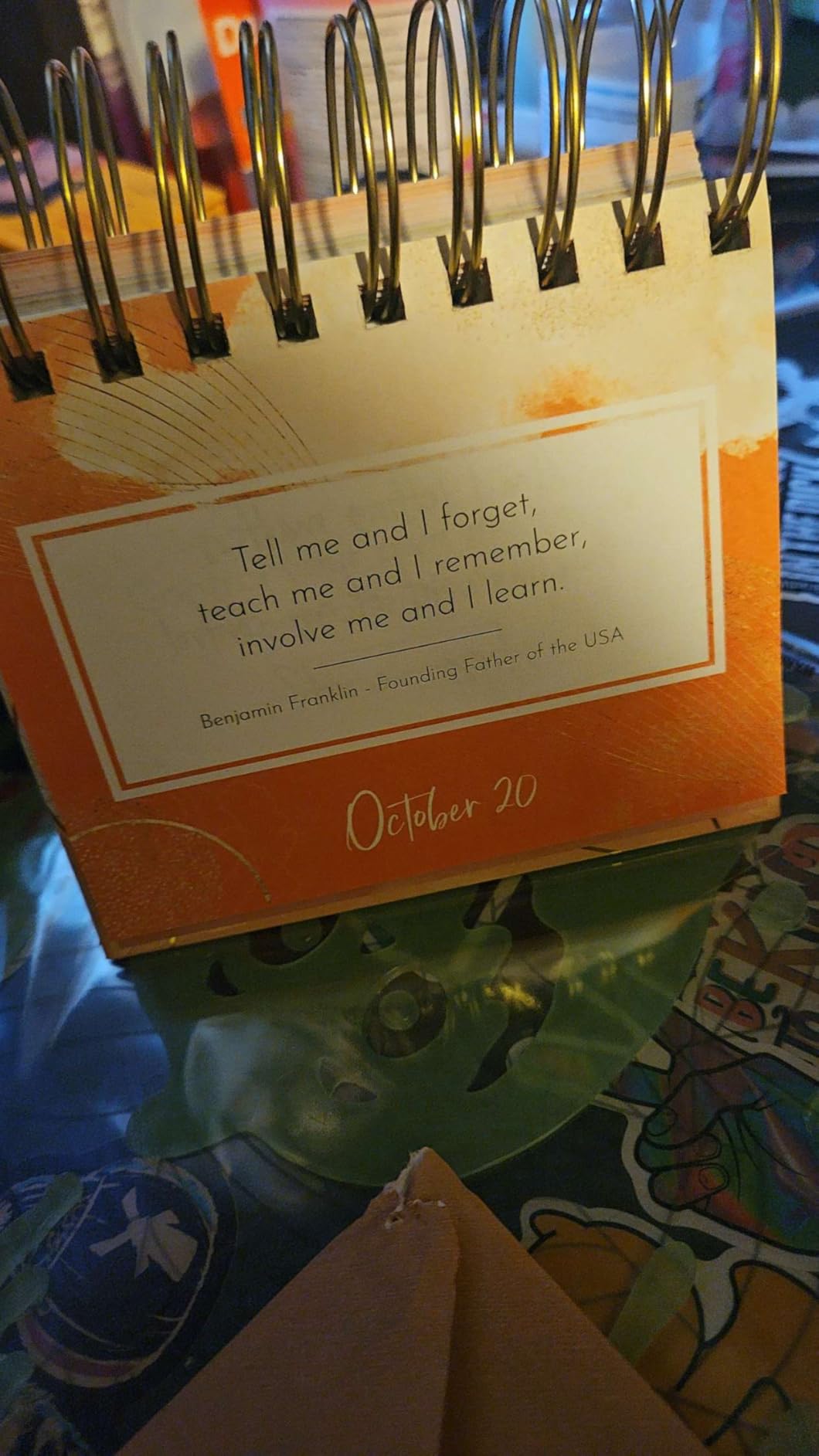 RYVE Inspirational Desk Calendar with Prayers, Blessings, and Devotions – Christian Gifts, Religious and Spiritual Gifts for Women, Christian Desk Decor, Inspirational Gifts - Customer Photo 2