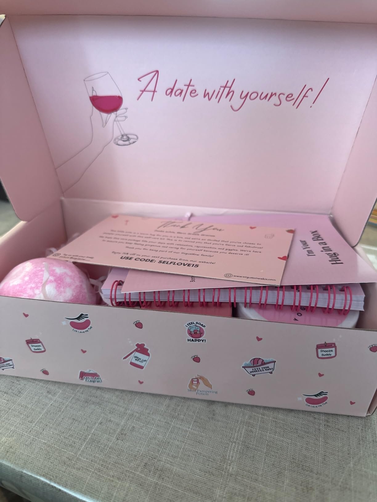 Spa Gifts for Women - Premium Self Care Spa Kit With Bath, Skin Care Sets & Self Care Items - Ultimate Pampering Set - Christmas Gifts for Women - Birthday Gifts- Spa Gift Baskets (Pack of 8) - Customer Photo 2