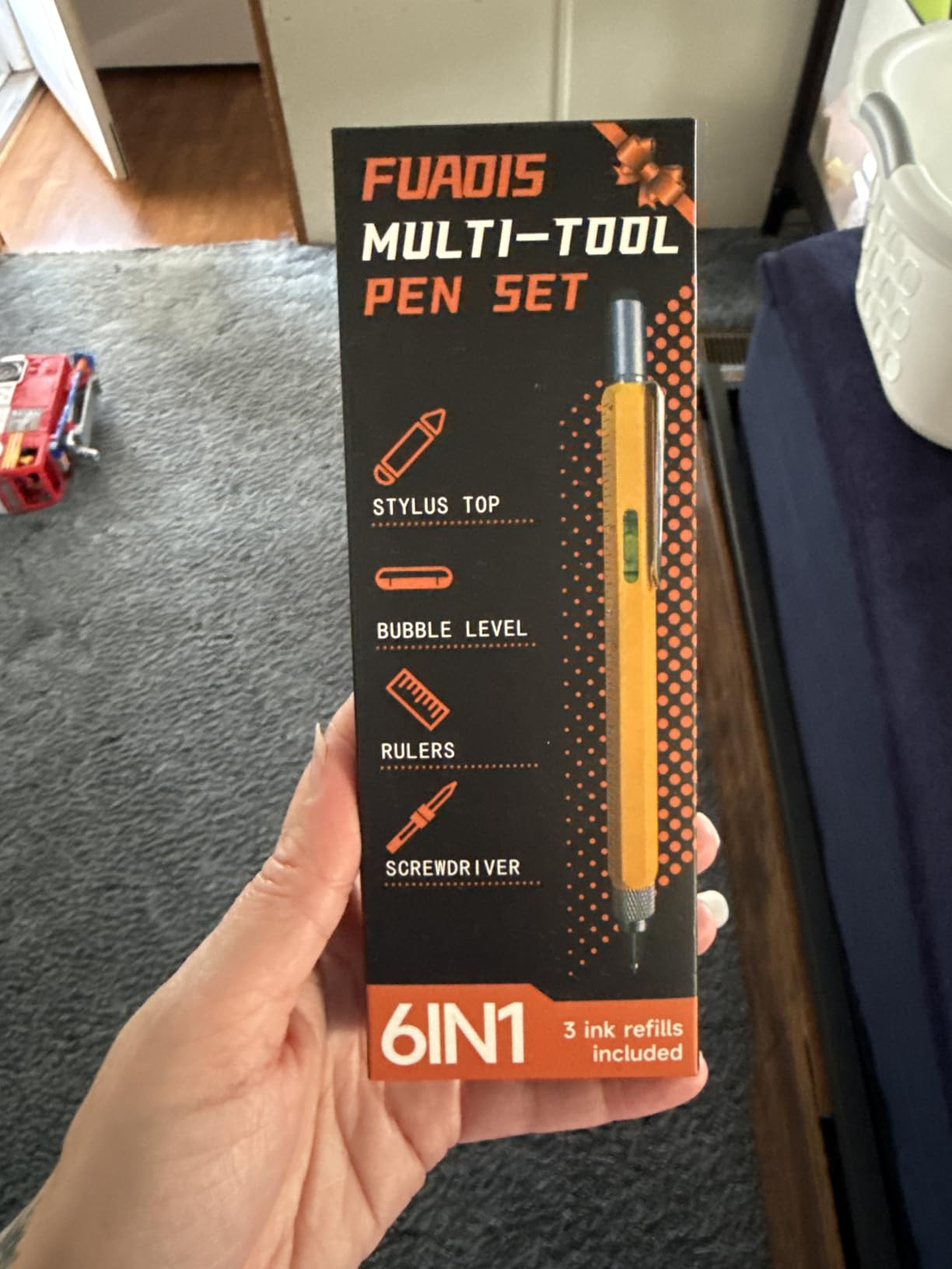 Stocking Stuffers for Adults Men, Christmas Gifts for Men, Mens Gifts for Dad Him Boyfriend Husband, Multifunction Writing Instruments - Customer Photo 1