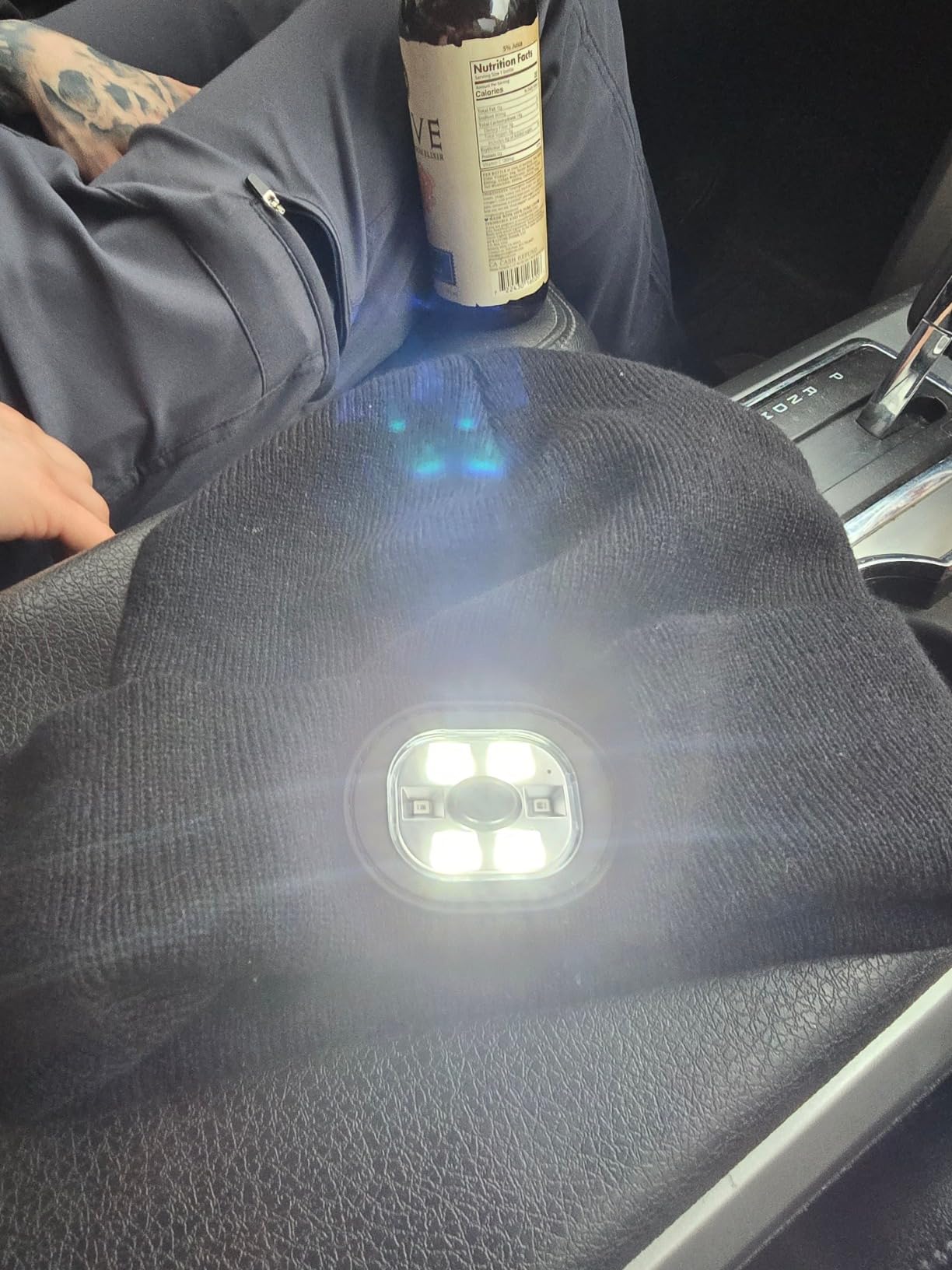 Unisex Beanie with The Light, Gifts for Men Women Husband Him Customer Review Unisex Beanie with The Light, Gifts for Men Women Husband Him - Customer Photo 1