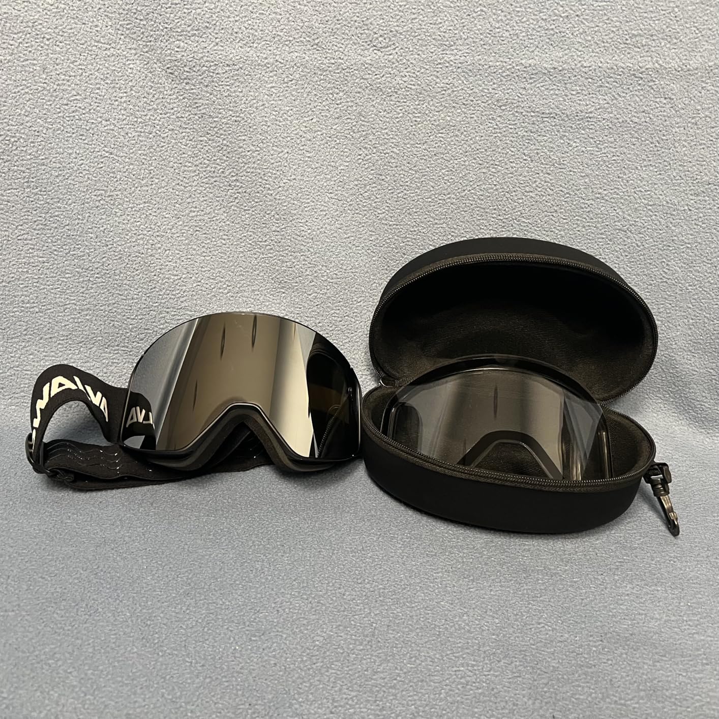 Ski Goggles, OTG Over Glasses Snowboard Goggles with 2 UV400 Anti-Fog Detachable Magnet Lenses for Men&Women Adult - Customer Photo 1