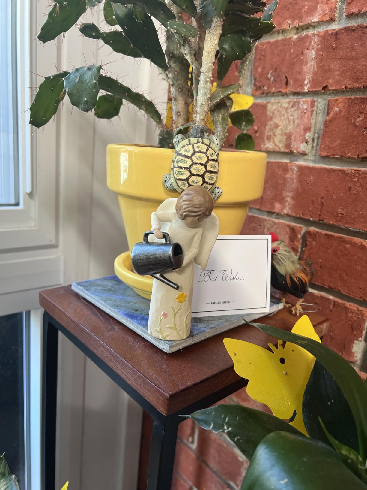 Gardening Gifts for Women, Gift for Gardeners Woman, Garden Angel Gifts for Mom, Sisters, Friends, New Home Gift Ideas, Unique Sculpted Hand-Painted Figurine - Customer Photo 1