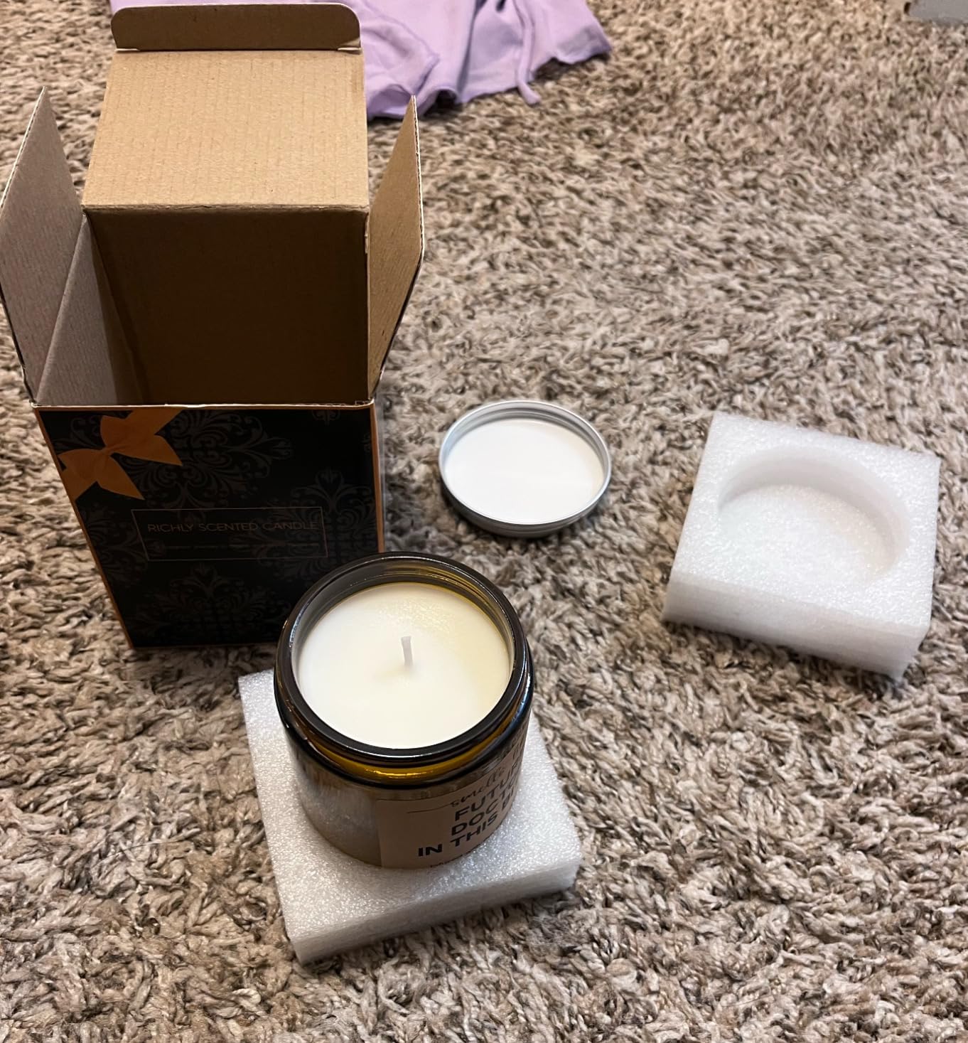 LEADO Candles - Future Doctor Gifts, Med School Gifts for Medical Student - Graduation, Christmas, Medical School Acceptance, White Coat Ceremony Presents for Future Doctors, Med Students, Women, Men - Customer Photo 1