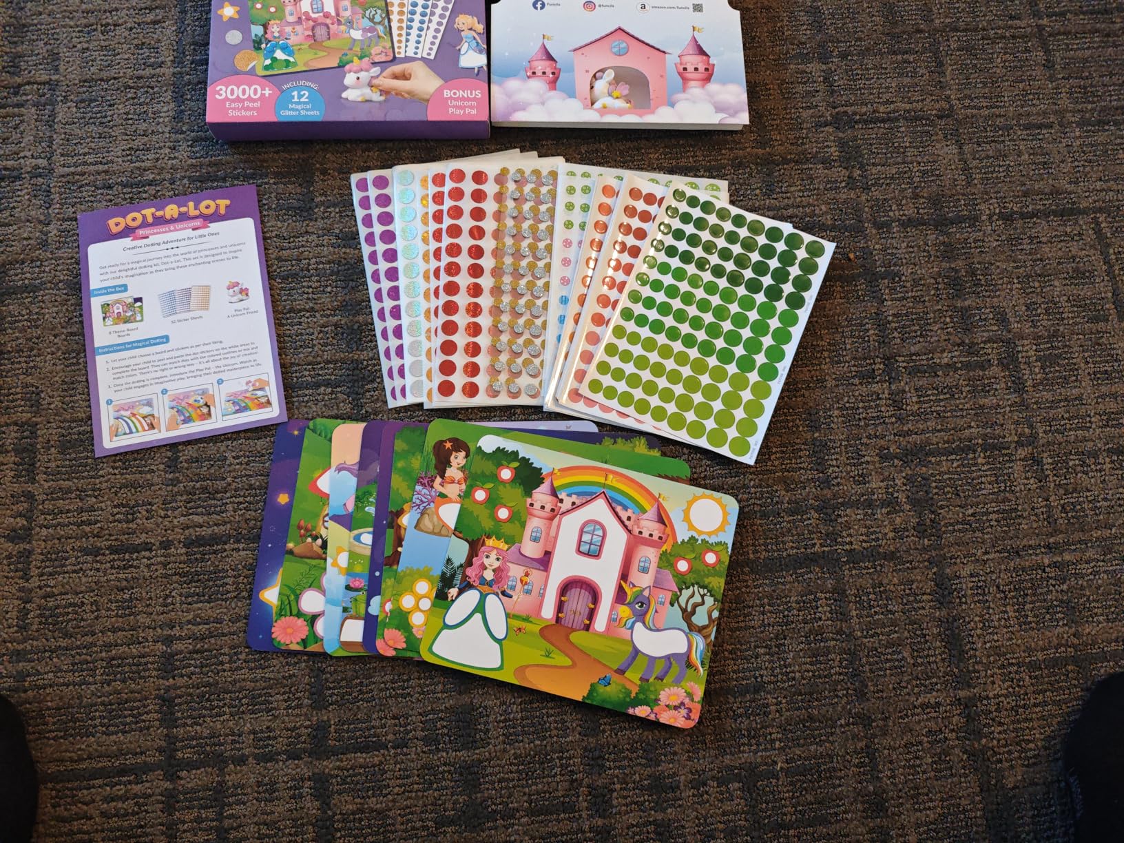 Dot Sticker Art Activity - Dinosaurs Dot Art, No Mess Crafts for Kids, Stocking Stuffers Toddlers, DIY Activity, Educational Gifts for Boys & Girls Ages 3, 4, 5, 6, 7 Year Old, Travel Toys - Customer Photo 4