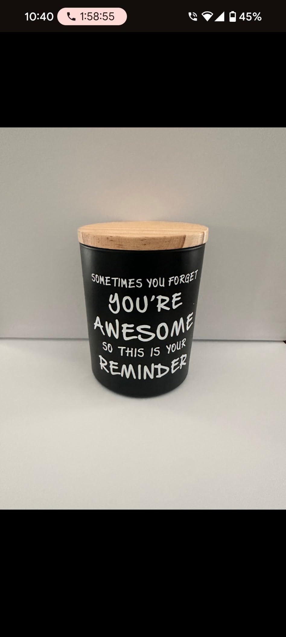 BFJLIFE Best Friend Birthday Gifts for Women Bestie Christmas Friendship Gifts for Women Friends Female Novelty Unique Lavender Scented Soy Candles We'll Be Friends Until We're Old and Senile - Customer Photo 1