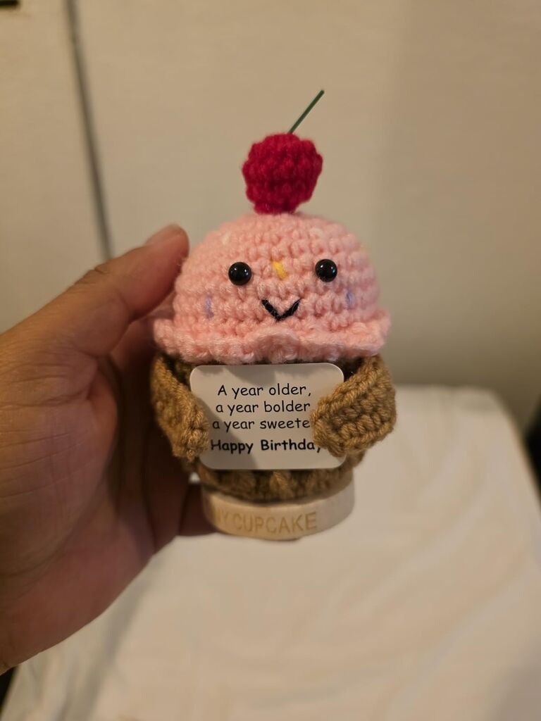 Empowering Gift for Strong Women - Funny Crochet Potato with 30 Sassy Affirmation Cards for a Badass Friend, BFF | Gag Birthday Gifts, Inspirational Stocking Stuffers for Women Coworker for Christmas Customer Review Empowering Gift for Strong Women - Funny Crochet Potato with 30 Sassy Affirmation Cards for a Badass Friend, BFF | Gag Birthday Gifts, Inspirational Stocking Stuffers for Women Coworker for Christmas - Customer Photo 2