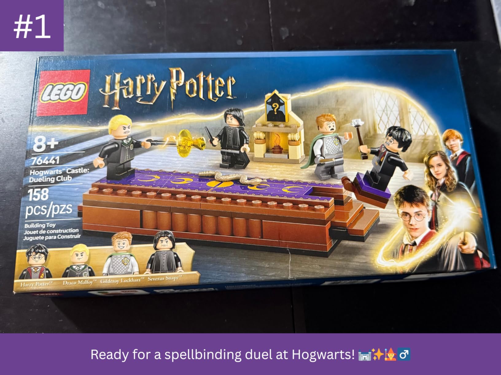 LEGO Harry Potter Hogwarts Castle: Dueling Club Building Toy - Wizard Kids Toy for Boys and Girls, Fans of Harry Potter, Ages 8+ - Gift Idea for Birthdays - 76441 - Customer Photo 2