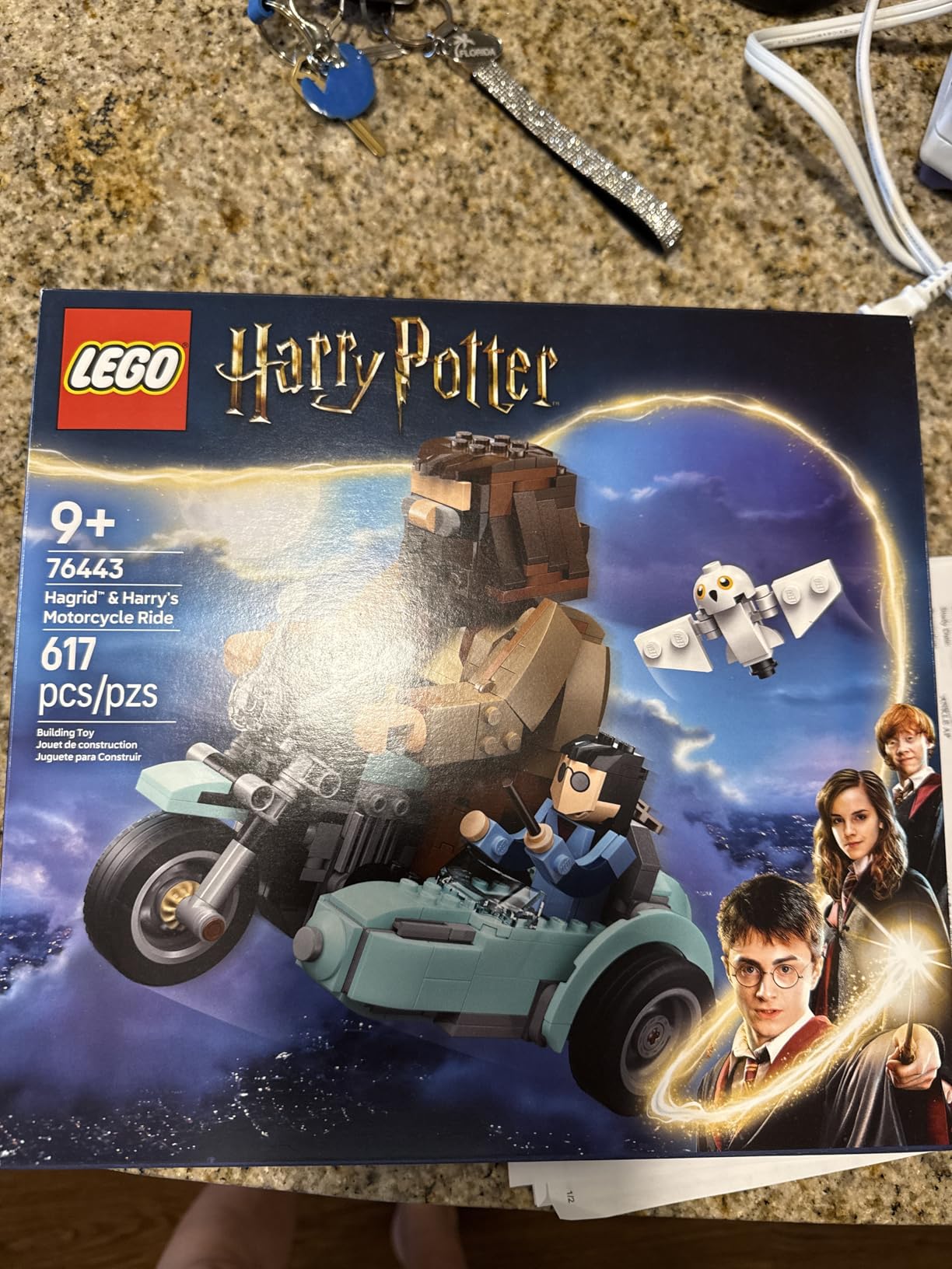LEGO Harry Potter Hagrid & Harry's Motorcycle Ride Building Toy - Kids Motorcycle Toy for Boys and Girls, Harry Potter Fans, Ages 9+ - Gift Idea for Birthdays - 76443 - Customer Photo 1