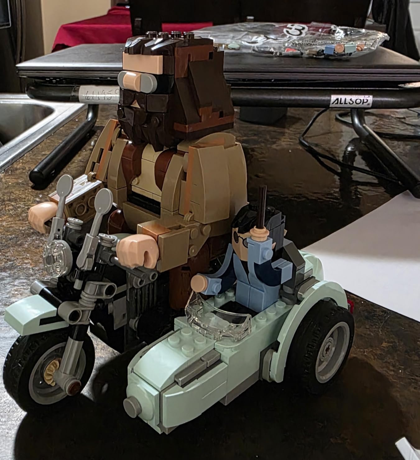 LEGO Harry Potter Hagrid & Harry's Motorcycle Ride Building Toy - Kids Motorcycle Toy for Boys and Girls, Harry Potter Fans, Ages 9+ - Gift Idea for Birthdays - 76443 - Customer Photo 3