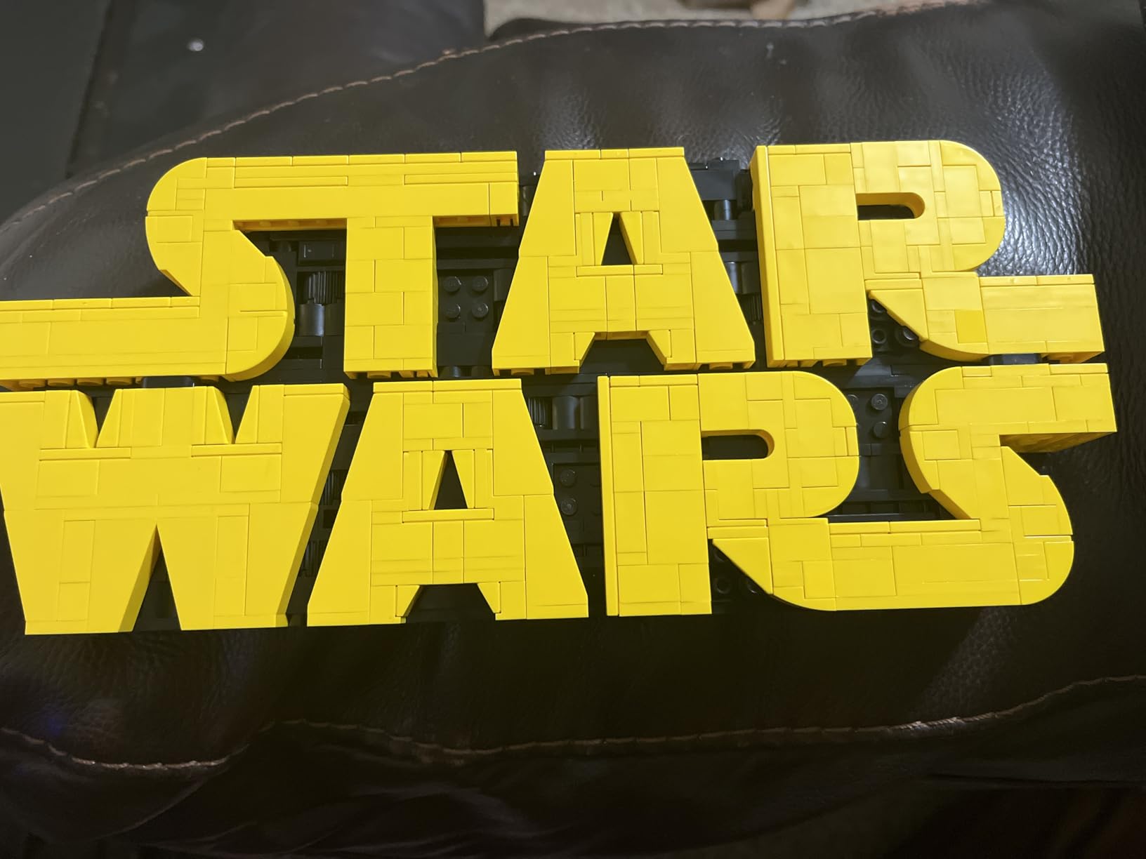 LEGO Star Wars Brick-Built Star Wars Logo - Building Blocks for Adults 18+ - Star Wars Gift Idea for Birthdays - Collectible DIY Model Kit - Home Decor Idea for Fans of The Movie Series - 75407 - Customer Photo 2