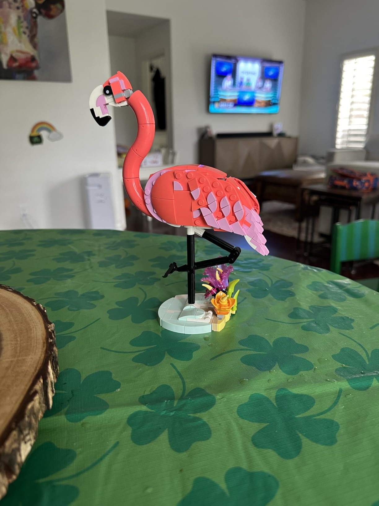 LEGO Creator 3 in 1 Wild Animals: Pink Flamingo Animal Building Toy - Building Toy with 3 Building Options, Pink Flamingo, Cockatoo, or Axolotl - Learning Toy for Kids, Ages 8+- 31170 - Customer Photo 1