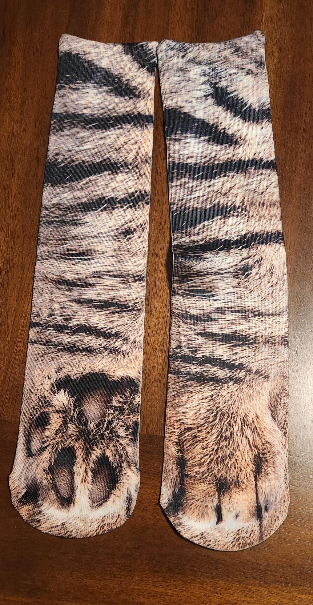 Animal Paws Socks - Novelty 3D Cat Dog Chicken Feet Socks White Elephant Gifts Gag Gift Thanksgiving Christmas Gifts - Customer Photo 1