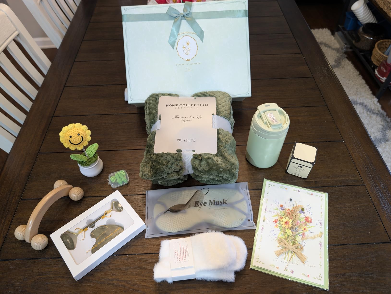 9PCS Self Care Gifts for Women, Get Well Gifts, Birthday Gift for Women, Sympathy Gift Baskets, Gift Baskets for Mom Wife Friends Sister Her - Customer Photo 3