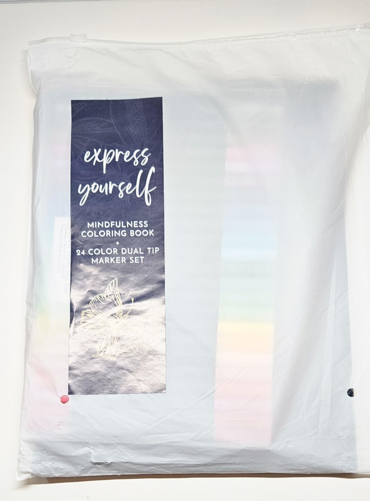 RYVE Adult Coloring Book Set for Adults Relaxation - Sassy & Funny Self Care Gifts for Women, Motivational Swear Word Coloring Book, Cancer Care Gifts Chemo Care Package for Women, 24 Markers Included Customer Review RYVE Adult Coloring Book Set for Adults Relaxation - Sassy & Funny Self Care Gifts for Women, Motivational Swear Word Coloring Book, Cancer Care Gifts Chemo Care Package for Women, 24 Markers Included - Customer Photo 1