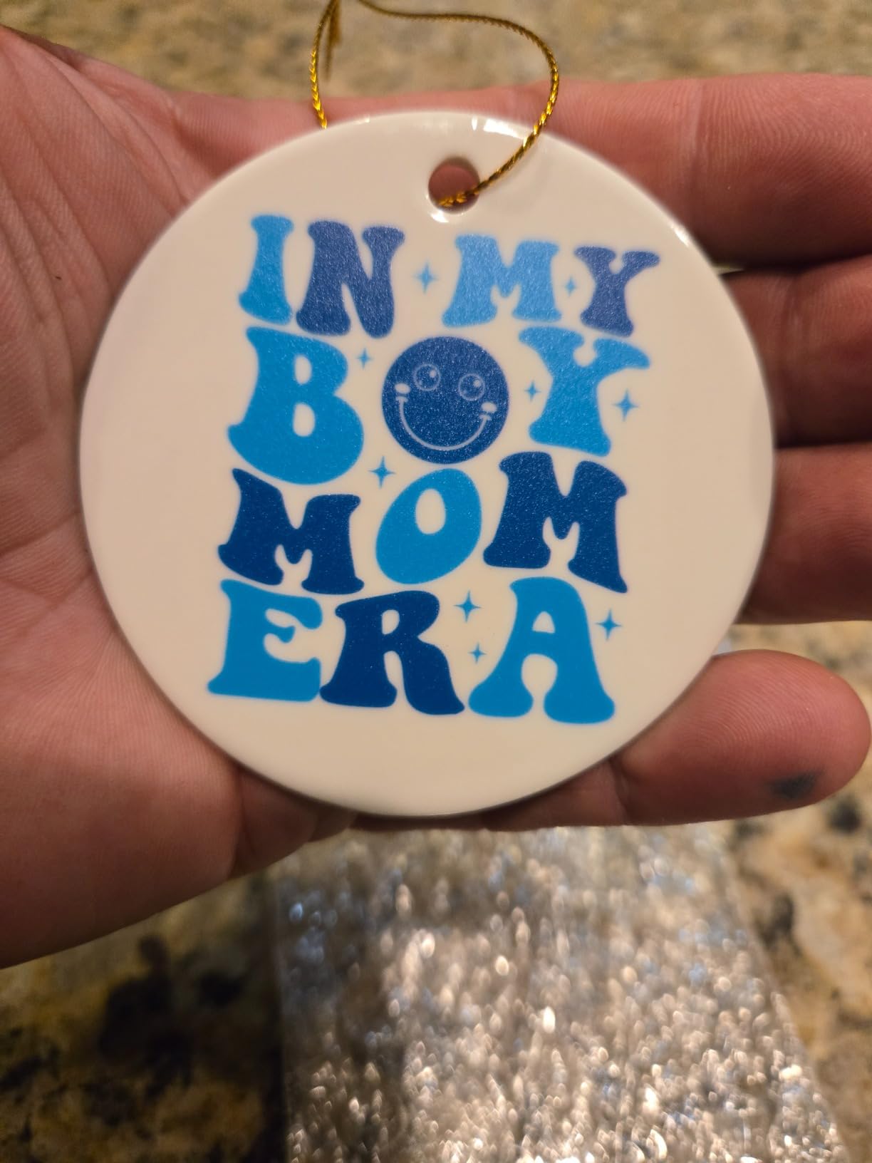 NewEleven Gifts for Aunt from Niece, Nephew for Auntie, Sister - Auntie Announcement, Promoted to Aunt, Best Aunts Ever Gift - Christmas Tree Decoration Ceramic Ornament - Customer Photo 4