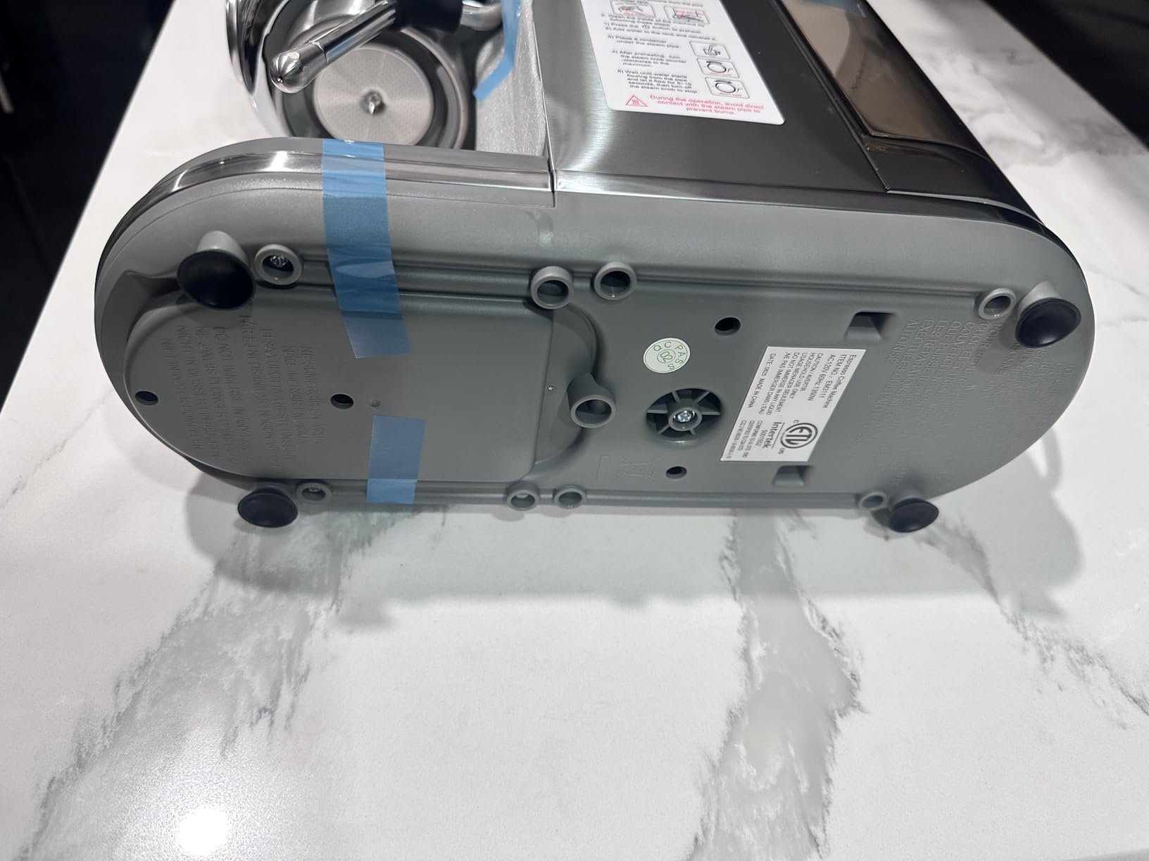 Espresso Machine with Milk Frother, 20 Bar High Pressure Professional Espresso Maker Automatic, Compact Stainless Steel Coffee Machine for Cappuccino, Latte, Gift for Coffee Lover, Dad or Mom, Silver - Customer Photo 1