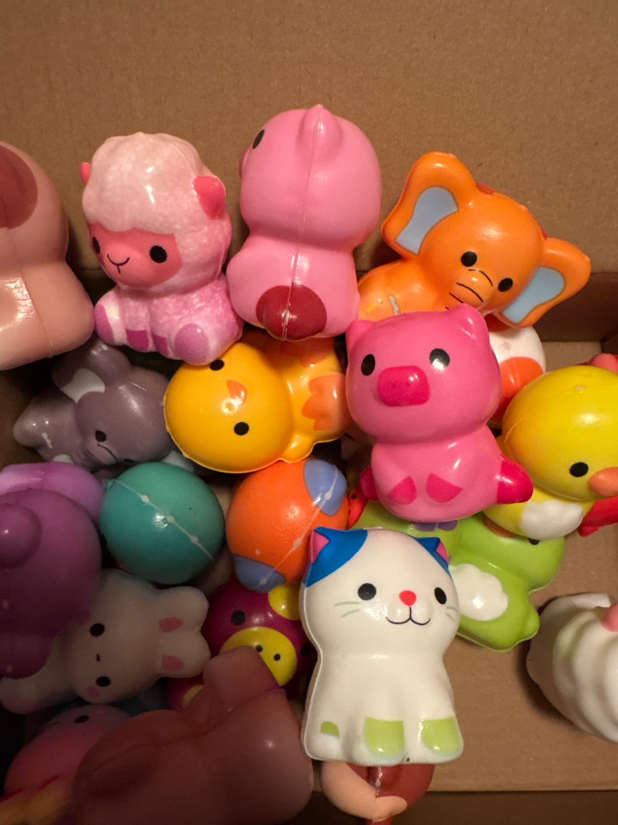 Valentines Day Gifts for Kids, Prefilled Valentines Box with 24PCS Animal Squishy Toys, Valentine Exchange Gifts for Boys Girls School Classroom - Customer Photo 1