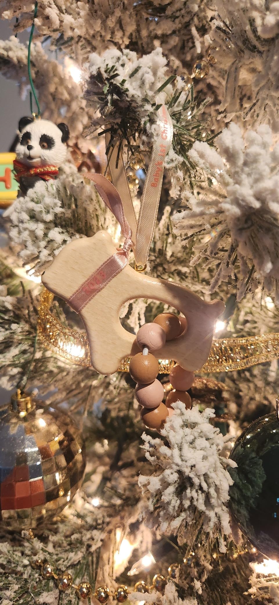 Hallmark Keepsake Christmas Ornament 2025, Baby Boy's First Christmas Elephant 2025 - Customer Photo 1