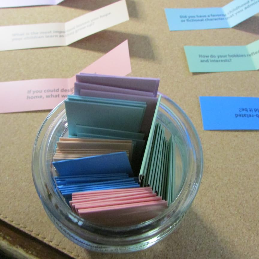 Mindfulness Jar Motivational and Inspirational Cards with 90 Daily Affirmations Anxiety Relief Relaxation Self Care Fathers Gifts for Dad Father Man Women Office Desk Accessories for Work - Customer Photo 2