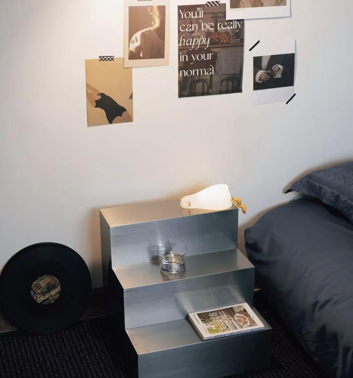 Existential Crisis Duck Lamp - Rechargeable Squishy Kids Night Light, Lying Flat Ducky Lay Lamps, Fun White Elephant Xmas Gifts for Duck Lovers, Nursery College Dorm Decor, Safe Silicone - Customer Photo 2