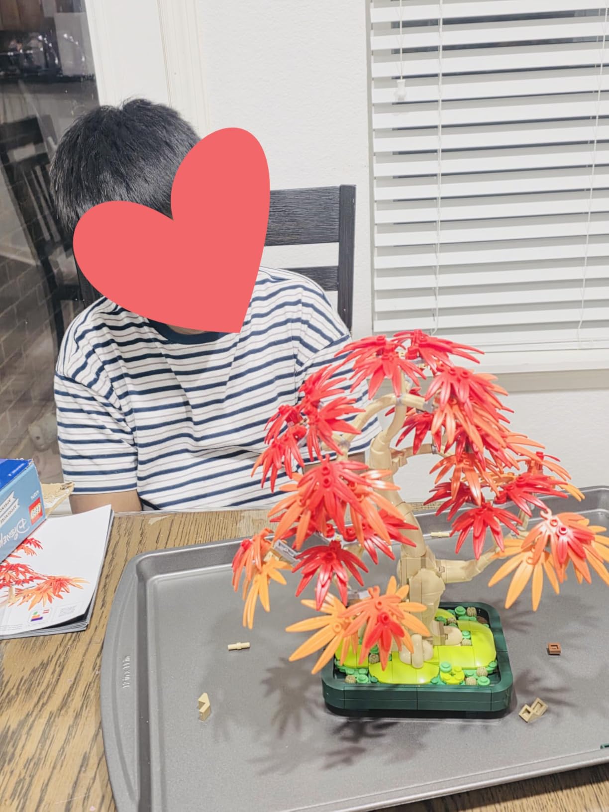 LEGO Botanicals Japanese Red Maple Bonsai Tree Building Kit for Adults 18+ - Unique Home Decor DIY for Room or Office - Housewarming Gift Idea for New Home - Plant Decor for Desk or Bookshelf- 10348 - Customer Photo 1