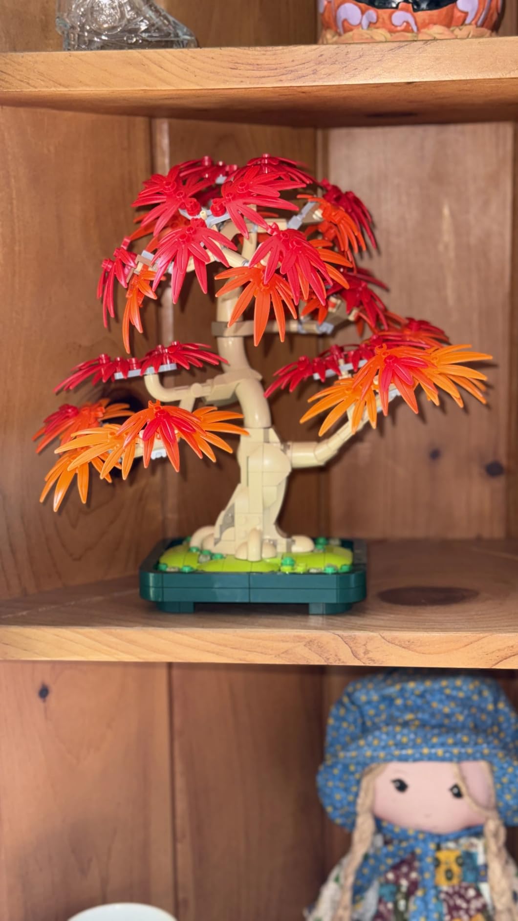 LEGO Botanicals Japanese Red Maple Bonsai Tree Building Kit for Adults 18+ - Unique Home Decor DIY for Room or Office - Housewarming Gift Idea for New Home - Plant Decor for Desk or Bookshelf- 10348 - Customer Photo 2