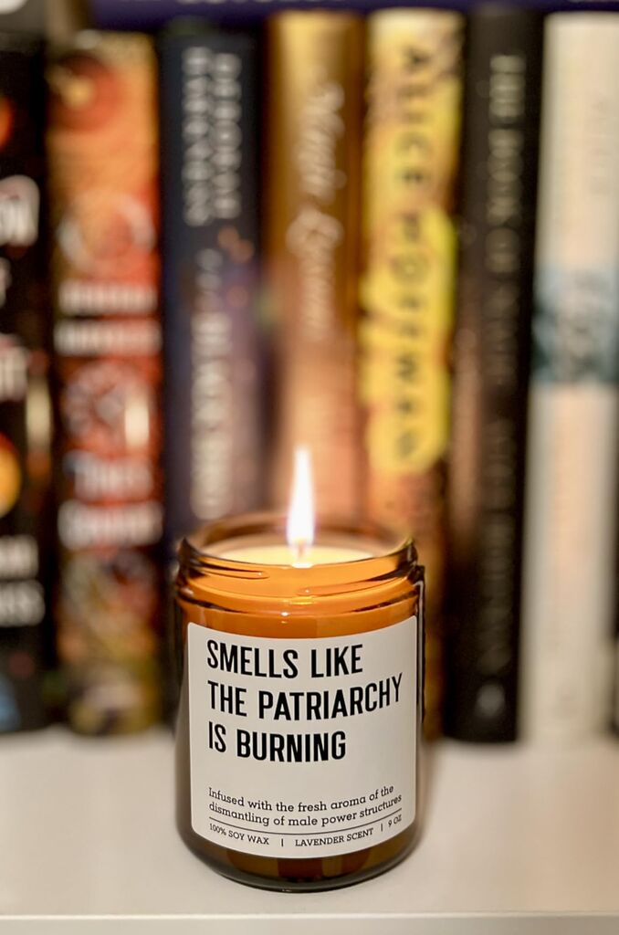 Miracu Anti-Patriarchy Candle, Feminist Gifts Women, Empowerment, Breakup, Christmas, Birthday Liberal Gifts for Feminists Activists Lesbian Woman Her - Equal Womens Rights, Feminism Girl Power Decor Customer Review Miracu Anti-Patriarchy Candle, Feminist Gifts Women, Empowerment, Breakup, Christmas, Birthday Liberal Gifts for Feminists Activists Lesbian Woman Her - Equal Womens Rights, Feminism Girl Power Decor - Customer Photo 1