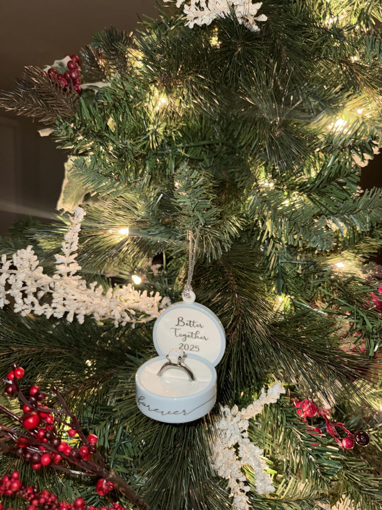 Lenox Ornament, 2025 Winnie The Pooh Babys 1st Christmas Ornament, Porcelain with Gold Accents and Hanging Cord for Tree Decoration, Christmas Decorations, Winter Ornaments, Winter Decor (1 Piece) - Customer Photo 4