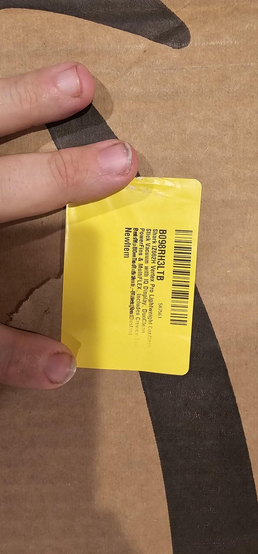 Shark PowerDetect Pet Plus Clean & Empty Cordless Stick Vacuum & Auto-Empty System, Powerful Suction, HEPA Filtration, Carpet & Hard Floor, Portable, Stick Vacuum for Pet Hair, Dark Gray, IP3253 - Customer Photo 4