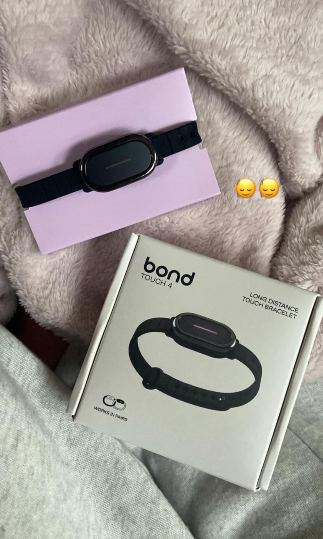 BOND TOUCH 4 - Long Distance Relationship Bracelets for Couples (Set of 2) - Feel Each Other's Touch Across Any Distance | Long Distance Relationship Gift for Couples - Customer Photo 1