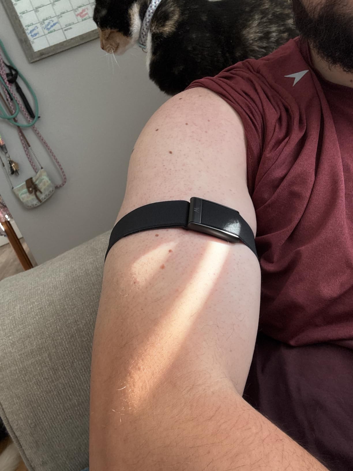 WHOOP Bicep Band – Compatible with 5.0/MG – Not Compatible With 4.0 Versatile, Comfortable, Fitness Accessory for 24/7 Activity, Sleep, Recovery Tracker - Customer Photo 1