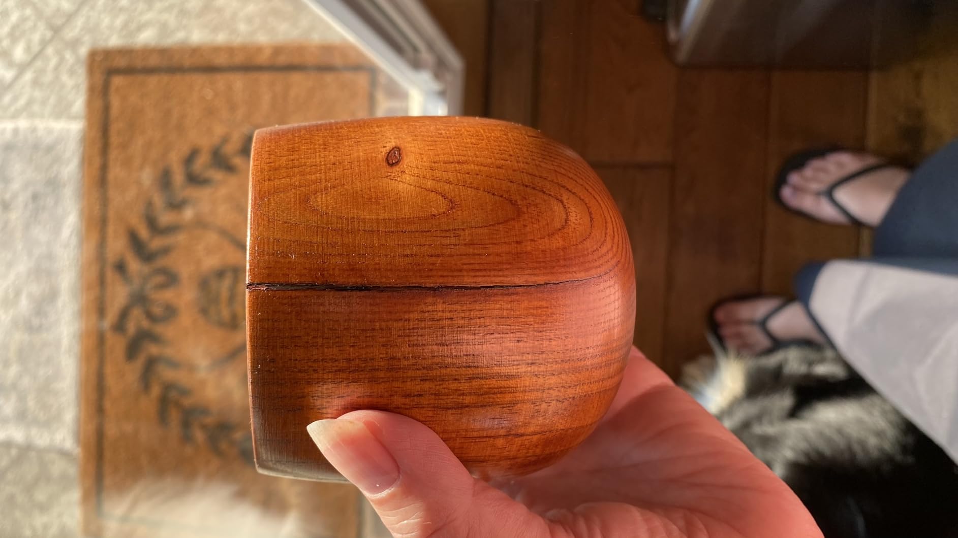 The Original Charred Wooden Bourbon Drinking Glass Bourbon Gifts for Men | Whiskey Glasses For Dad | Great Whiskey Gifts for Men Who Have Everything | Perfect Presents For Boyfriend or Dad (2 Pack) - Customer Photo 2