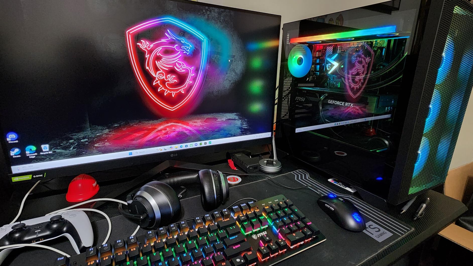 MSI Aegis ZS2 Gaming Desktop: AMD Ryzen R9-7900X, GeForce RTX 5070, 32GB DDR5, 2TB M.2 NVMe, Liquid Cooling, VR-Ready, WiFi 7, Windows 11 Home: C7NVP-1435US - Customer Photo 1