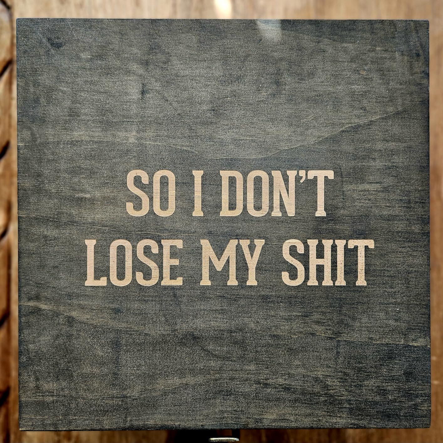 Personalized Baby Memory Box for Keepsakes Custom Engraved Wooden Newborn Gift Box with Lid - Baby Shower Gifts for Boys Girls Keepsake Chest - Storage Boxes for Photos Milestones First Year Treasures - Customer Photo 1